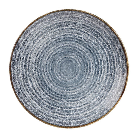Churchill Studio Prints Homespun Coupe Plates Slate Blue 217mm (Pack of 12) JD Catering Equipment Solutions Ltd