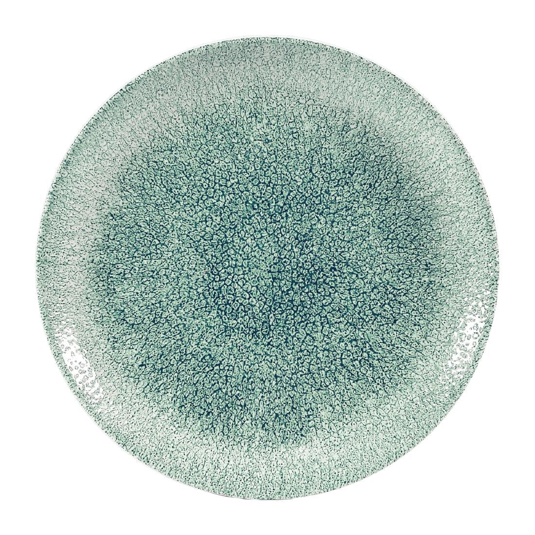 Churchill Studio Prints Raku Coupe Bowls Jade Green 248mm (Pack of 12) JD Catering Equipment Solutions Ltd