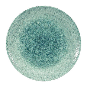 DW400 Churchill Studio Prints Raku Coupe Plates Jade Green 260mm (Pack of 12) - JD Catering Equipment Solutions Ltd