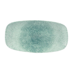 DW405 Churchill Studio Prints Raku Rectangular Plates Jade Green 153 x 298mm - JD Catering Equipment Solutions Ltd