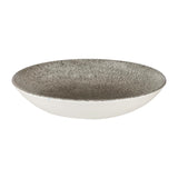 Churchill Studio Prints Raku Round Coupe Bowls Quartz Black 248mm (Pack of 12) JD Catering Equipment Solutions Ltd