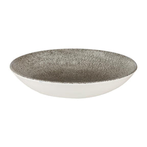 HC771 Churchill Studio Prints Raku Round Coupe Bowls Quartz Black 248mm (Pack of 12) - JD Catering Equipment Solutions Ltd