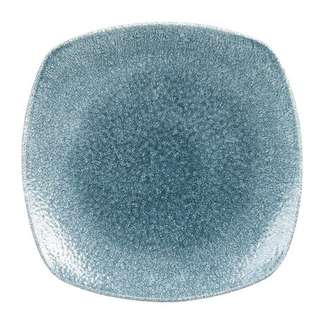 Churchill Studio Prints Raku Square Plates Topaz Blue 252mm (Pack of 12) JD Catering Equipment Solutions Ltd