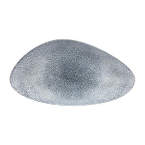 DW409 Churchill Studio Prints Raku Triangular Plates Topaz Blue 350mm (Pack of 6) - JD Catering Equipment Solutions Ltd
