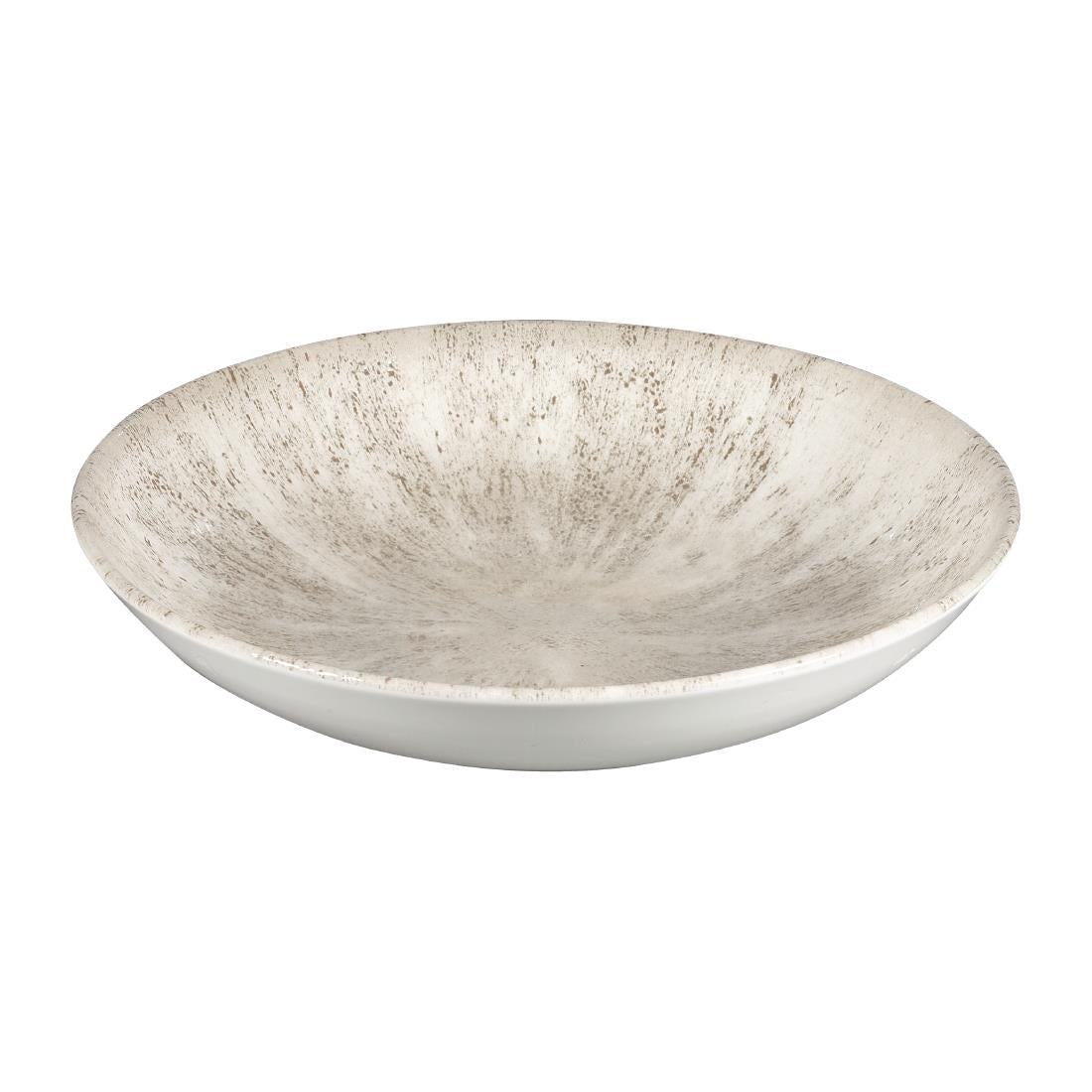 Churchill Studio Prints Stone Coupe Bowls Agate Grey 248mm (Pack of 12) JD Catering Equipment Solutions Ltd