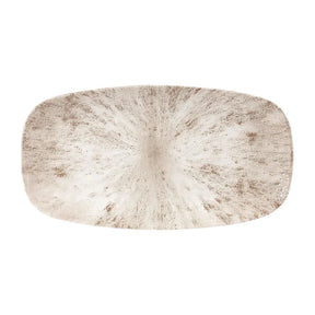 DW391 Churchill Studio Prints Stone Rectangular Plates Agate Grey 189 x 355mm (Pack of 6) - JD Catering Equipment Solutions Ltd