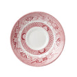 GL475 Churchill Vintage Prints Willow Georgian Saucer Cranberry 141mm - JD Catering Equipment Solutions Ltd