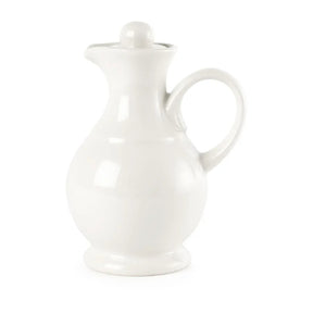 P745 Churchill Whiteware Vinegar and Oil Bottles 170ml (Pack of 6) - JD Catering Equipment Solutions Ltd