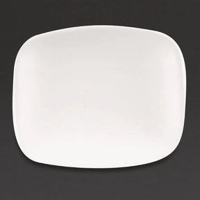 DW343 Churchill X Squared Oblong Plates White 126 x 154mm (Pack of 12) - JD Catering Equipment Solutions Ltd