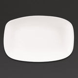 Churchill X Squared Oblong Plates White 157 x 237mm (Pack of 12) JD Catering Equipment Solutions Ltd