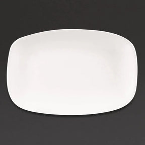 DW342 Churchill X Squared Oblong Plates White 157 x 237mm (Pack of 12) - JD Catering Equipment Solutions Ltd