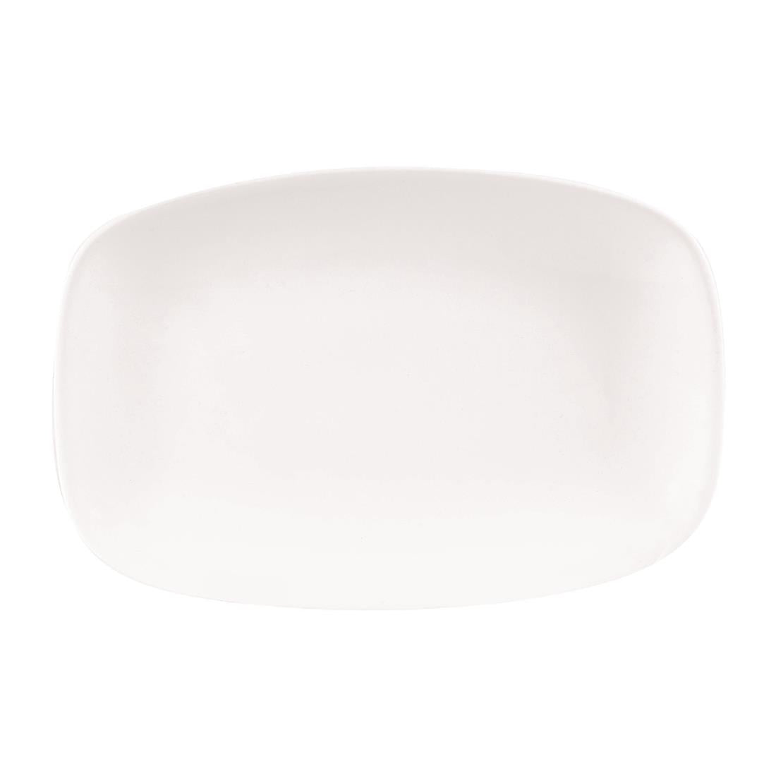 Churchill X Squared Oblong Plates White 157 x 237mm (Pack of 12) JD Catering Equipment Solutions Ltd