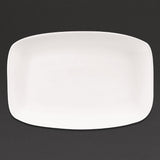 Churchill X Squared Oblong Plates White 199 x 300mm (Pack of 6) JD Catering Equipment Solutions Ltd