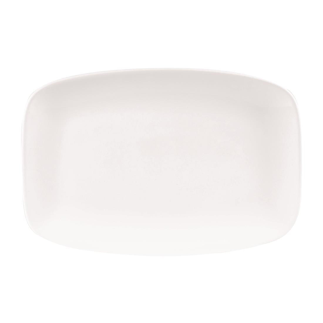 Churchill X Squared Oblong Plates White 199 x 300mm (Pack of 6) JD Catering Equipment Solutions Ltd