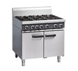 Cobra 900mm Six Burner Natural/LPG Gas Range Static Oven CR9D JD Catering Equipment Solutions Ltd