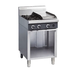 Cobra C6C - 600mm Two Burner/Griddle Natural/LPG Cooktop - JD Catering Equipment Solutions Ltd