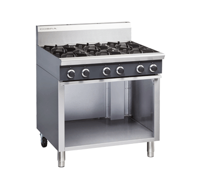 Cobra C9D - 900mm Six Burner Natural/LPG Cooktop JD Catering Equipment Solutions Ltd