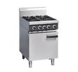 Cobra CR6D - 600mm Four Burner Natural Range Static Oven JD Catering Equipment Solutions Ltd