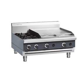 Cobra Countertop Natural/LPG Hob with Griddle C9B-B JD Catering Equipment Solutions Ltd