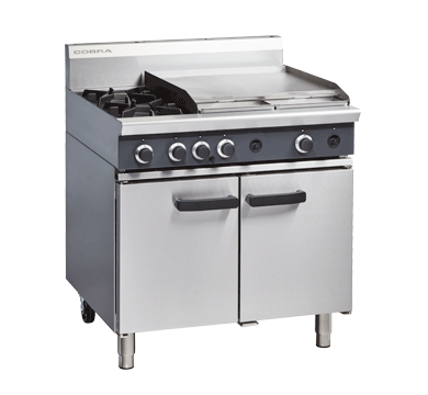 Cobra Natural/LPG Oven Range with Griddle CR9B JD Catering Equipment Solutions Ltd