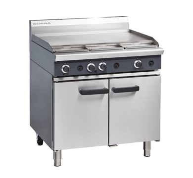 Cobra Natural/LPG Oven Range with Griddle Top CR9A JD Catering Equipment Solutions Ltd