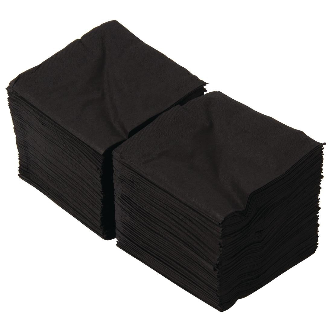 Cocktail Napkins Black 250mm (Pack of 2000) JD Catering Equipment Solutions Ltd