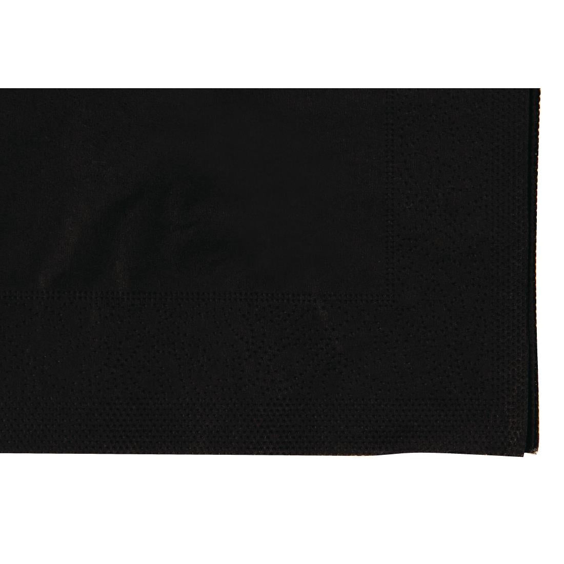Cocktail Napkins Black 250mm (Pack of 2000) JD Catering Equipment Solutions Ltd