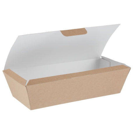 Colpac Compostable Kraft Food Boxes 250mm (Pack of 150) JD Catering Equipment Solutions Ltd