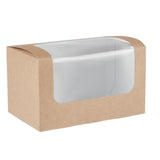 Colpac Compostable Kraft Sandwich Packs With PLA Window (Pack of 500) JD Catering Equipment Solutions Ltd