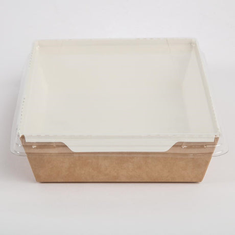 Colpac Fuzione Recyclable Paperboard Food Trays With Lid 1000ml / 35oz JD Catering Equipment Solutions Ltd