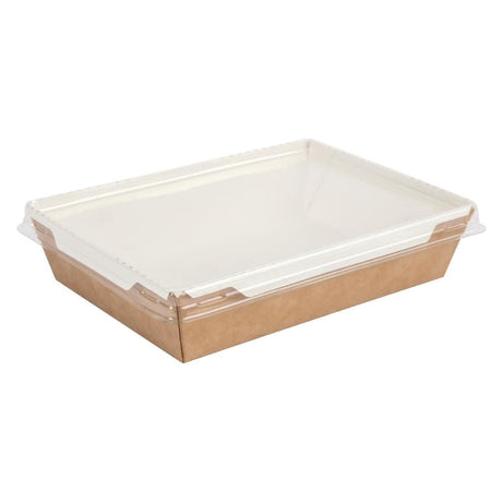 Colpac Fuzione Recyclable Paperboard Food Trays With Lid 1000ml / 35oz JD Catering Equipment Solutions Ltd