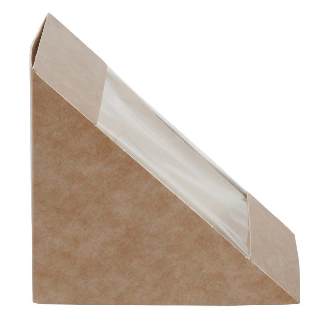 Colpac Recyclable Kraft Front-Loading Sandwich Wedges With PLA Window (Pack of 500) JD Catering Equipment Solutions Ltd