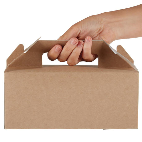 Colpac Recyclable Kraft Gable Boxes (Pack of 125) JD Catering Equipment Solutions Ltd