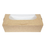 Colpac Recyclable Kraft Tuck-Top Salad Boxes With Window 1000ml / 35oz (Pack of 200) JD Catering Equipment Solutions Ltd