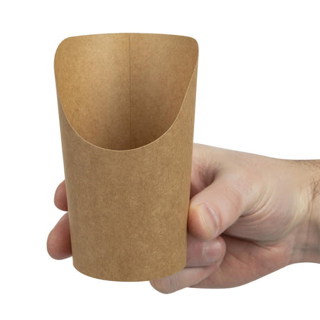 Colpac Recyclable Kraft Wrap Scoops (Pack of 1000) JD Catering Equipment Solutions Ltd