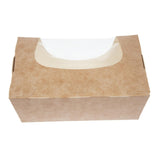 Colpac Zest Compostable Kraft Tuck-Top Salad Packs With Acetate Window 825ml / 29oz JD Catering Equipment Solutions Ltd