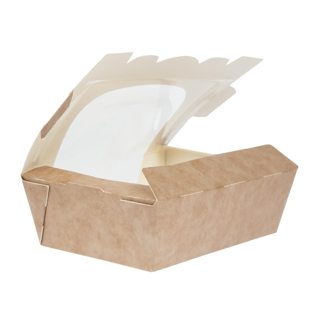 Colpac Zest Compostable Kraft Tuck-Top Salad Packs With Acetate Window 825ml / 29oz JD Catering Equipment Solutions Ltd