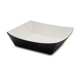 Burger tray - black - BioPak commercial catering consumable