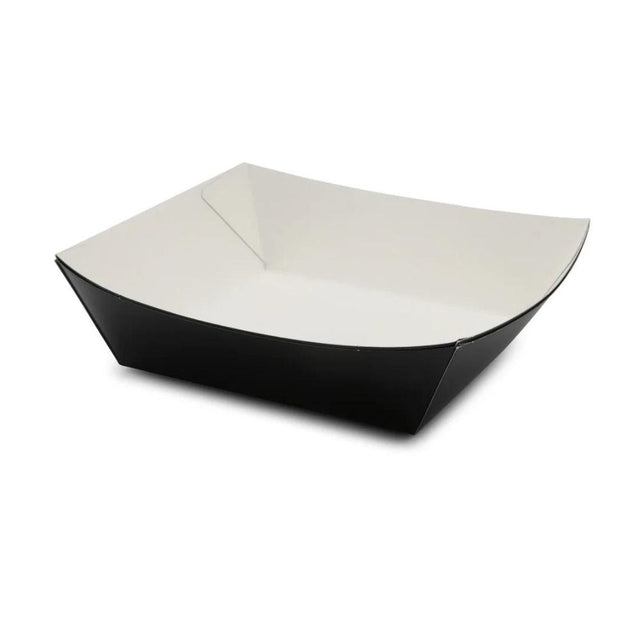 Burger tray - black - BioPak commercial catering consumable