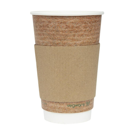 Corrugated Cup Sleeves for 12/16oz Cups (Pack of 1000) JD Catering Equipment Solutions Ltd