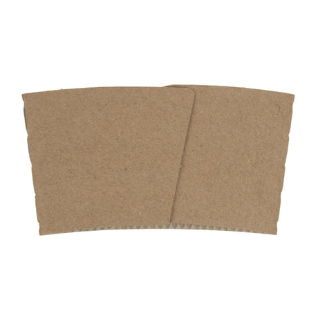 Corrugated Cup Sleeves for 8oz Cup (Pack of 1000) JD Catering Equipment Solutions Ltd