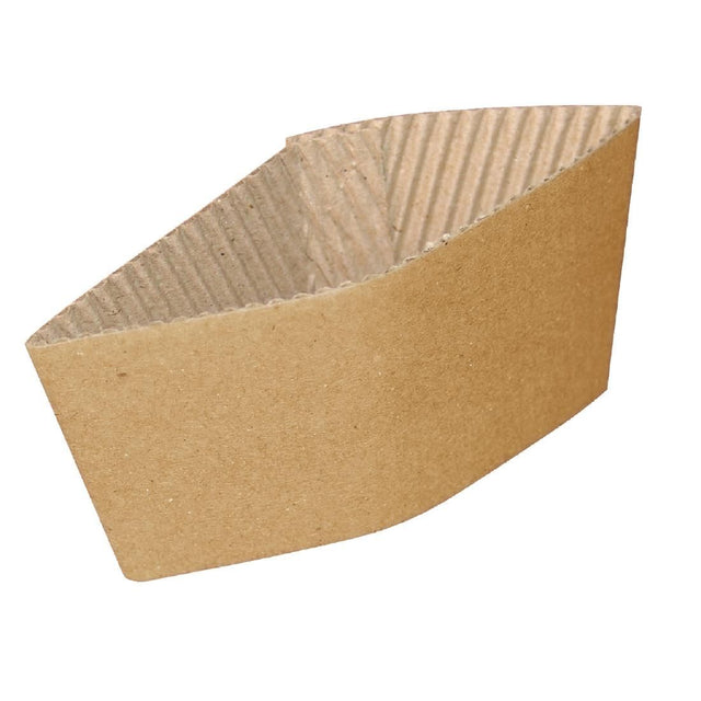 Corrugated Cup Sleeves for 8oz Cup (Pack of 1000) JD Catering Equipment Solutions Ltd