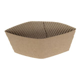 Corrugated Cup Sleeves for 8oz Cup (Pack of 1000) JD Catering Equipment Solutions Ltd