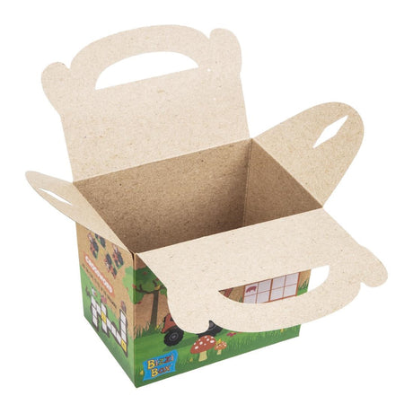 Crafti's Kids Recycled Kraft Bizzi Meal Boxes Pet and Farm (Pack of 200) JD Catering Equipment Solutions Ltd