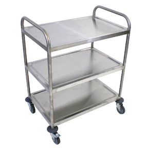 Craven Stainless Steel 3 Tier Clearing Trolley JD Catering Equipment Solutions Ltd