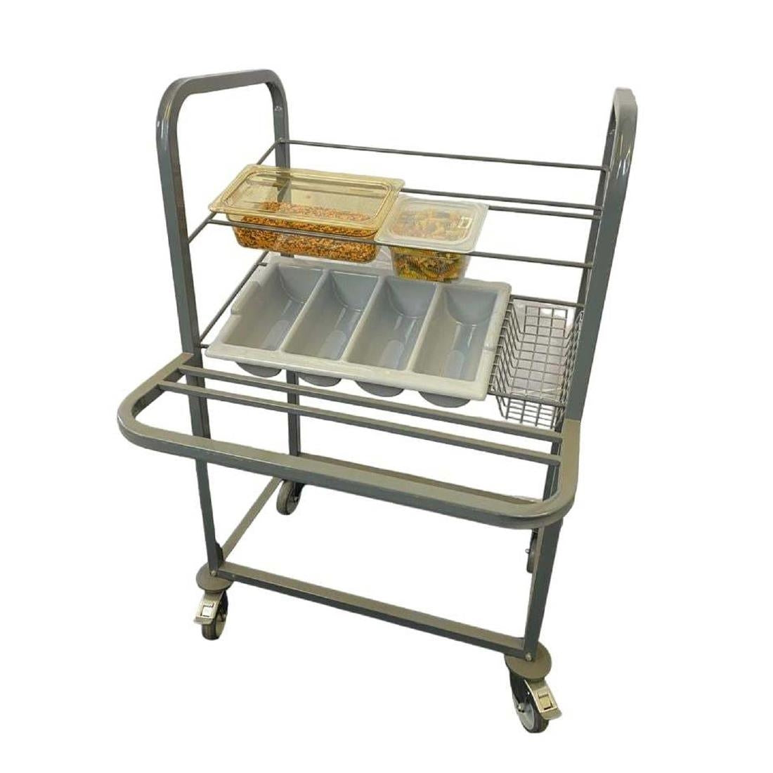 Craven Steel Condiment, Cutlery and Tray Dispense Trolley JD Catering Equipment Solutions Ltd