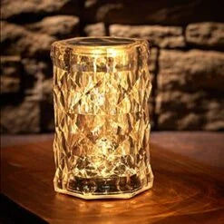 Crystal Acrylic Table Lamp 14cm/5 1/2″ Product Code: 413005C JD Catering Equipment Solutions Ltd