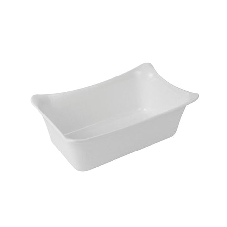 D0340 Fleur Crock Melamine White 1/4 Size Gastronorm JD Catering Equipment Solutions Ltd