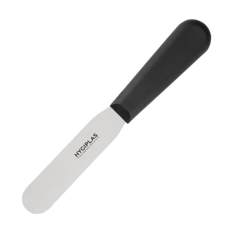 D401 Hygiplas Straight Blade Palette Knife Black 10cm JD Catering Equipment Solutions Ltd