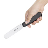 D401 Hygiplas Straight Blade Palette Knife Black 10cm JD Catering Equipment Solutions Ltd